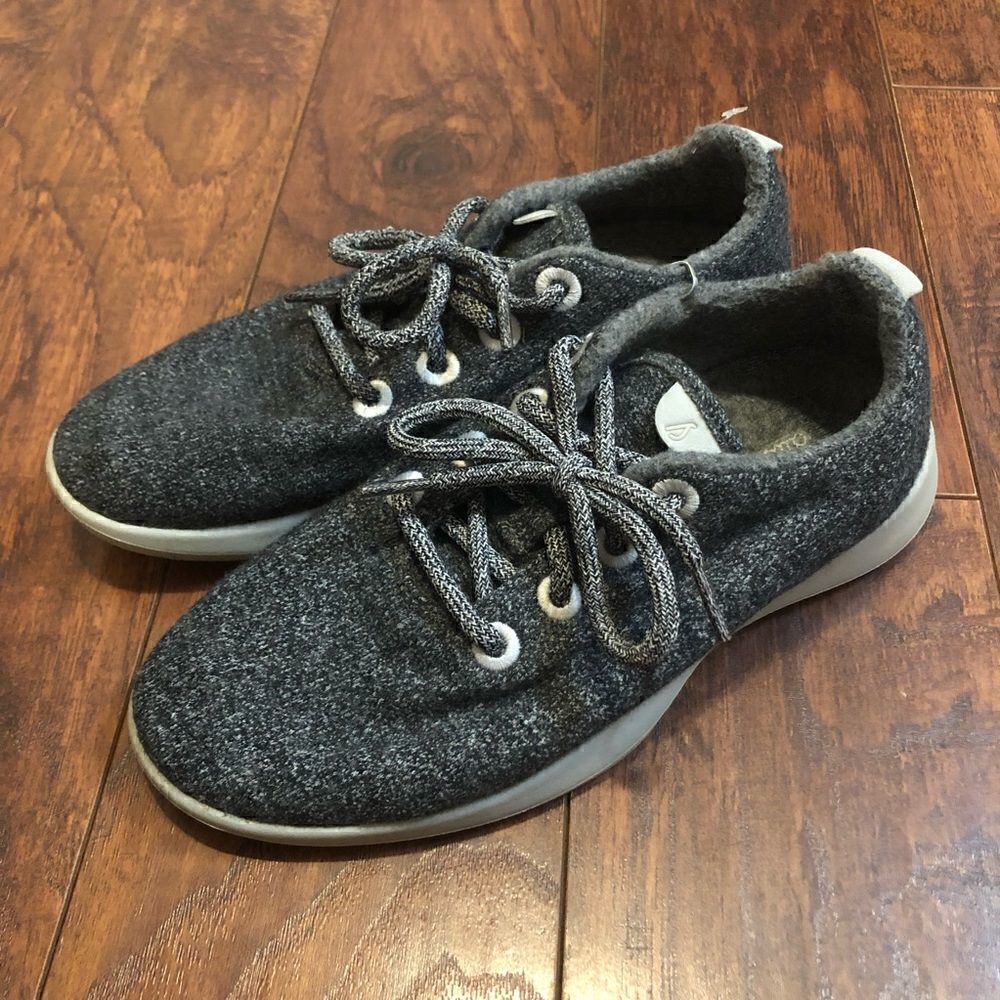 ALLBIRDS lightweight gray athletic training walking shoes sneakers womens 8